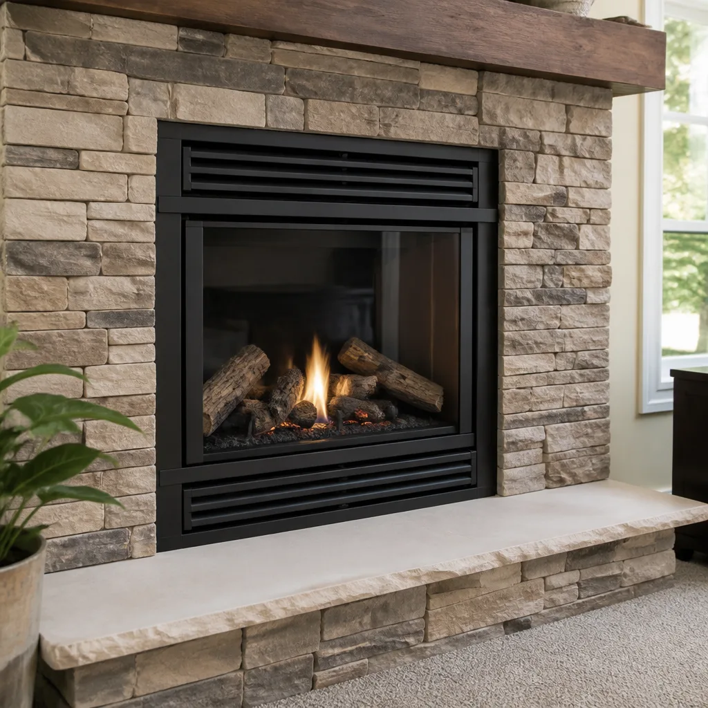 Gas fireplace service